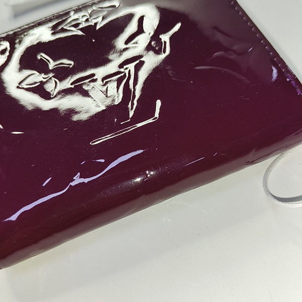 ZIPPY Monogram Patent Leather Red Wallet
