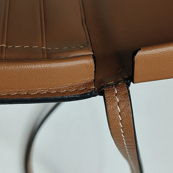 Heel Small Calfskin Brown