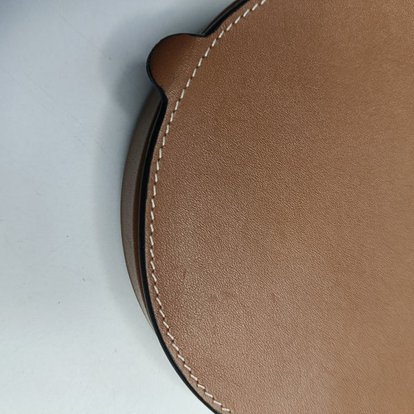 Heel Small Calfskin Brown