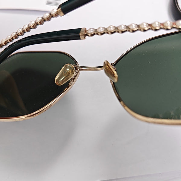 Metal Sunglasses Green