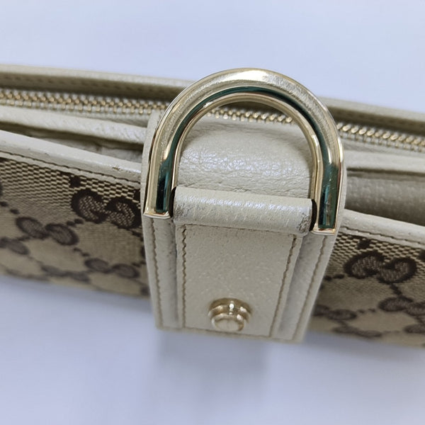 Monogram Canvas Wallet Beige