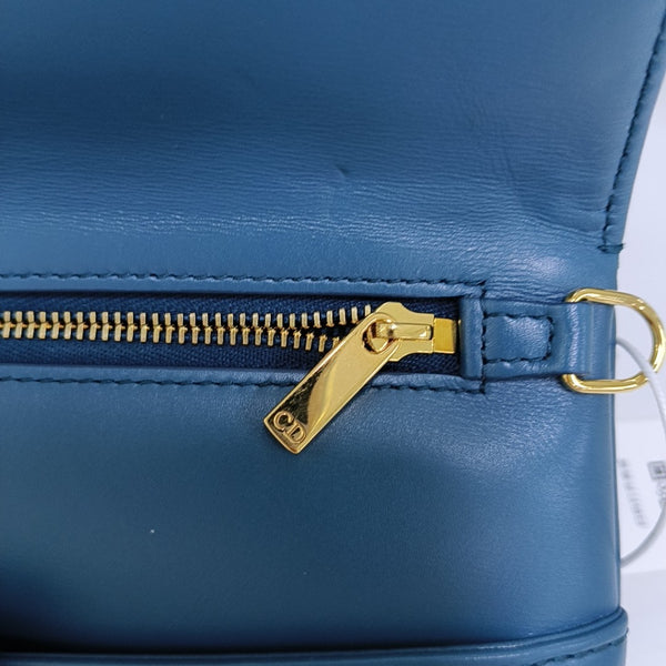 Diordouble Medium Calfskin Blue