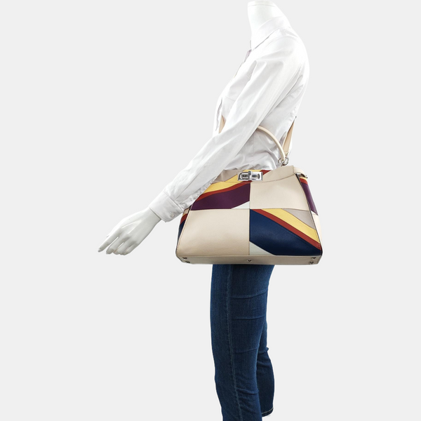 Authenticated pre-owned Peekaboo Calfskin Multicolor - Shoulder Bag at Looply