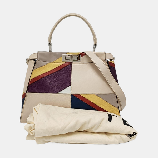Authenticated pre-owned Peekaboo Calfskin Multicolor - Shoulder Bag at Looply