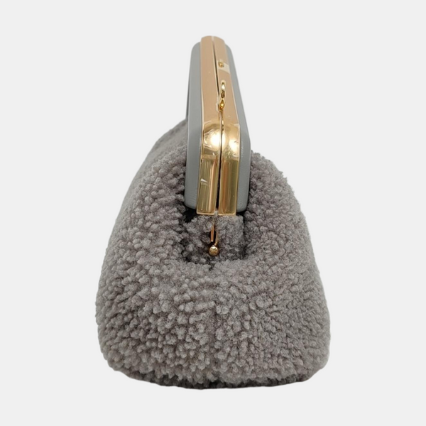 Authenticated pre-owned First Small Sheepskin Gray - Handbags at Looply