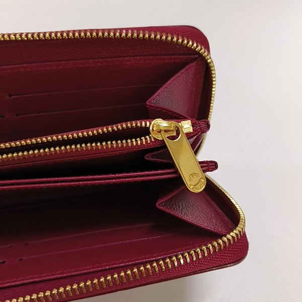 BRAZZA Ostrich Red Wallet