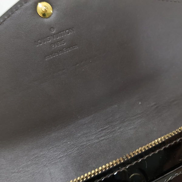 SARAH Patent Leather Red Wallet