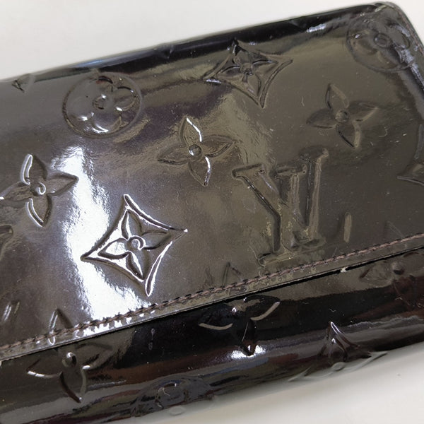 SARAH Patent Leather Red Wallet