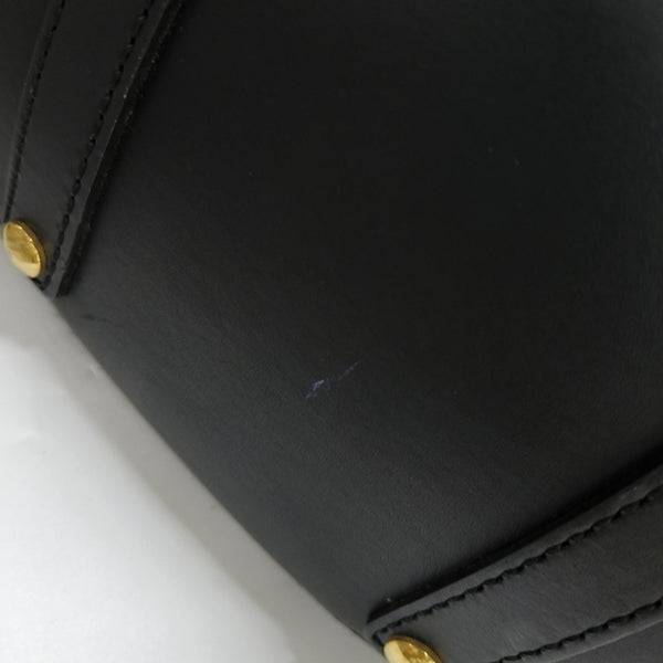 The Bucket Calfskin Black