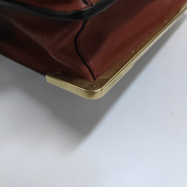 Cahier Mini Saffiano Calfskin Red