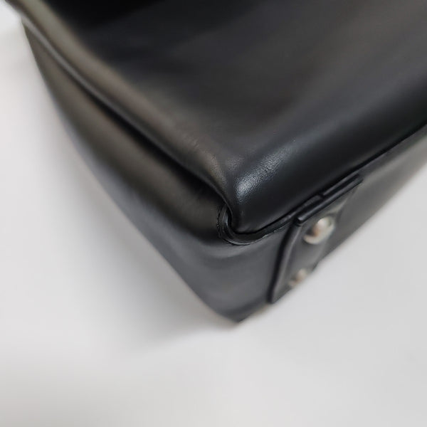 Piazza Small Calfskin Black