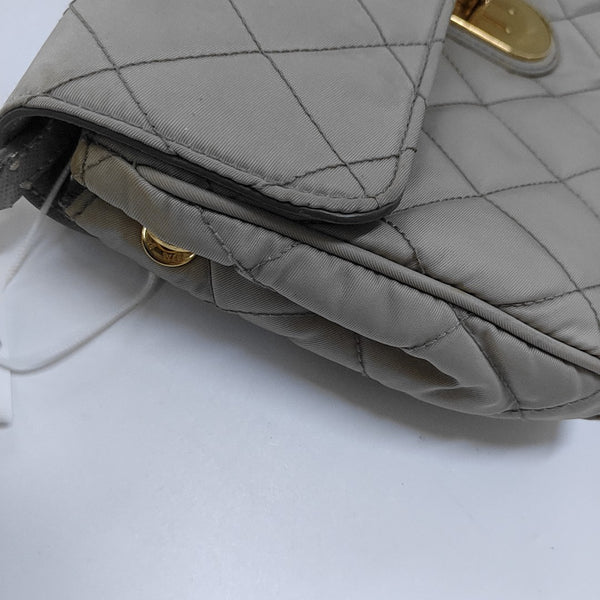 Quilted Nylon Beige