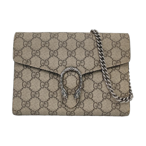 Authenticated pre-owned Dionysus Monogram Coated Canvas Beige - Crossbody Bag at Looply