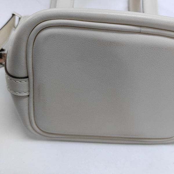 Authenticated pre-owned Picotin Lock 12 Swift White - Top Handle Bag at Looply