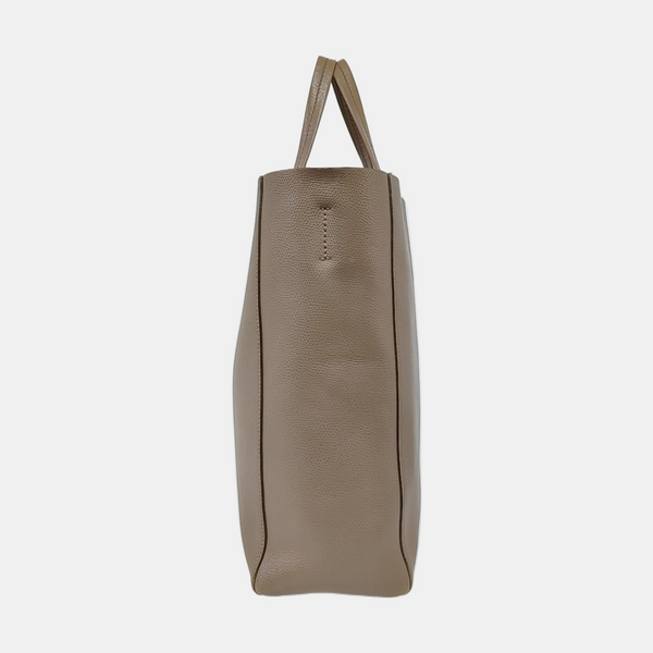Authenticated pre-owned Vertical Cabas Calfskin Gray - Crossbody Bag at Looply