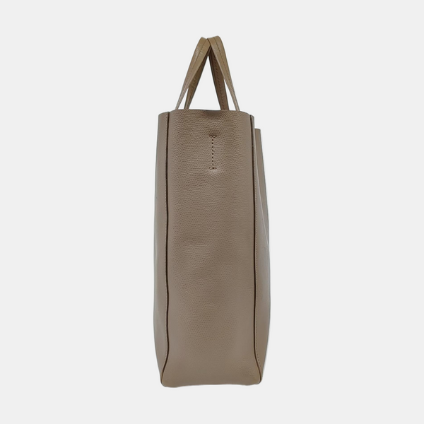 Authenticated pre-owned Vertical Cabas Calfskin Gray - Crossbody Bag at Looply