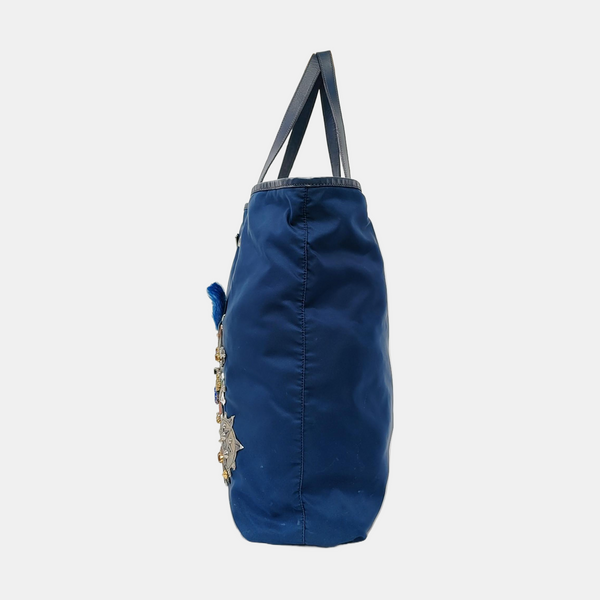 Authenticated pre-owned Nylon Crossbody Bag Nylon Blue - Handbags at Looply