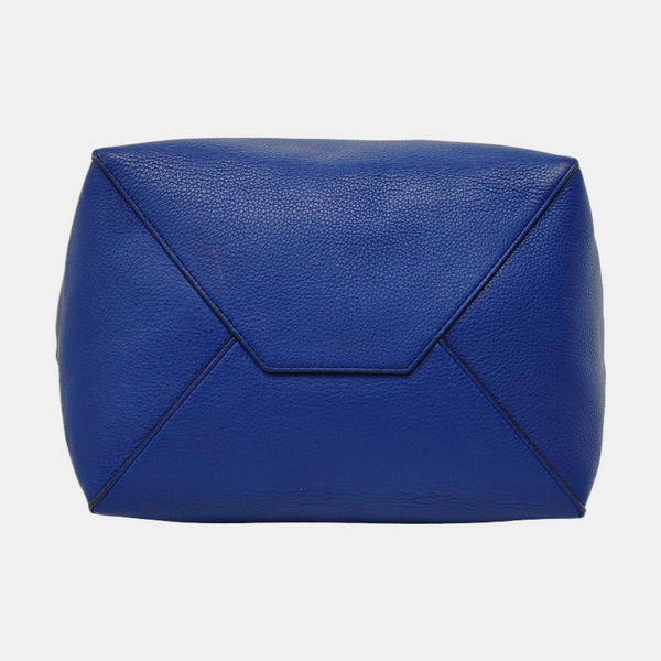 Authenticated pre-owned Cabas Phantom Small Calfskin Blue - Top Handle Bag at Looply