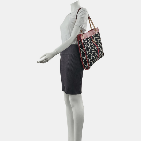 Authenticated pre-owned Rajah Large Monogram Wool Black - Handbags at Looply