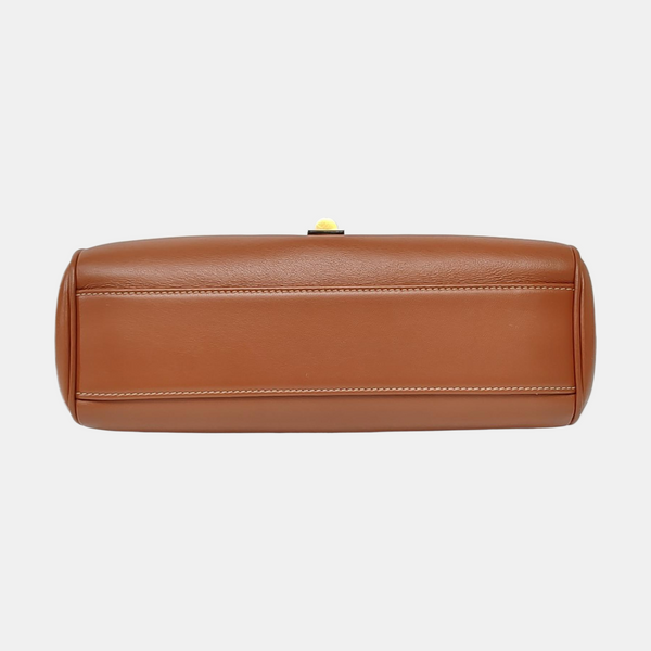 Authenticated pre-owned 16 Small Calfskin Brown - Handbags at Looply