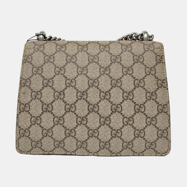 Authenticated pre-owned Dionysus Super Mini Monogram Coated Canvas Beige - Crossbody Bag at Looply