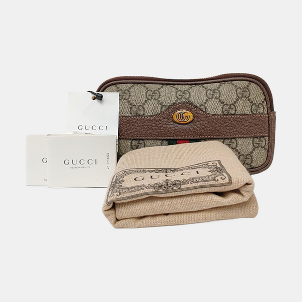 Authenticated pre-owned Ophidia Monogram Coated Canvas Beige - Belt Bag at Looply