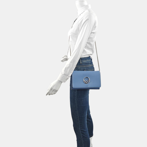 Authenticated pre-owned Kan I F Calfskin Blue - Shoulder Bag at Looply