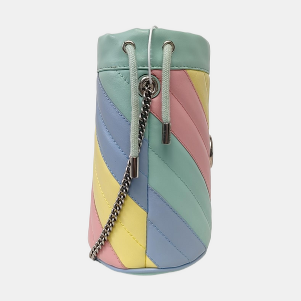Authenticated pre-owned GG Marmont Mini Calfskin Multicolor - Shoulder Bag at Looply