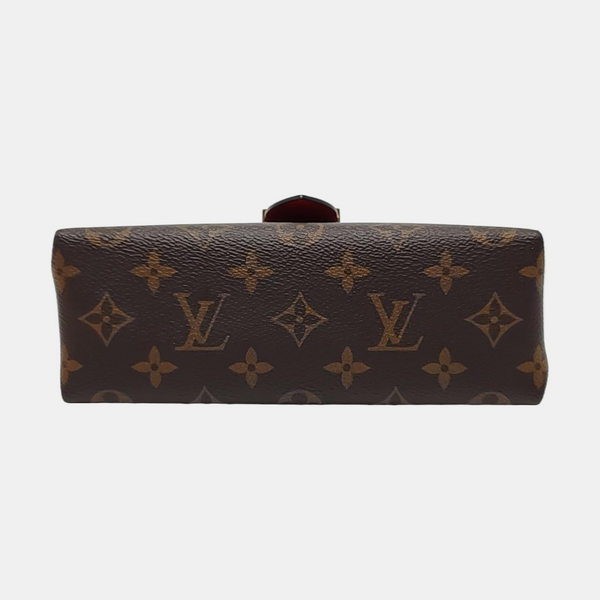 Authenticated pre-owned Locky BB Monogram Coated Canvas Red - Shoulder Bag at Looply