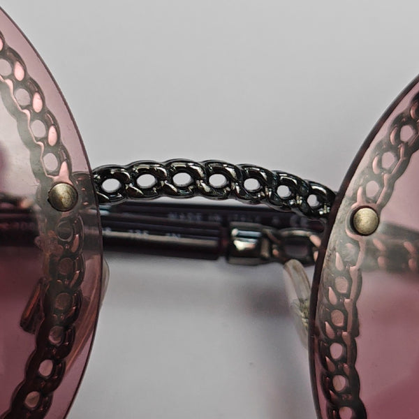 Metal Sunglasses Purple