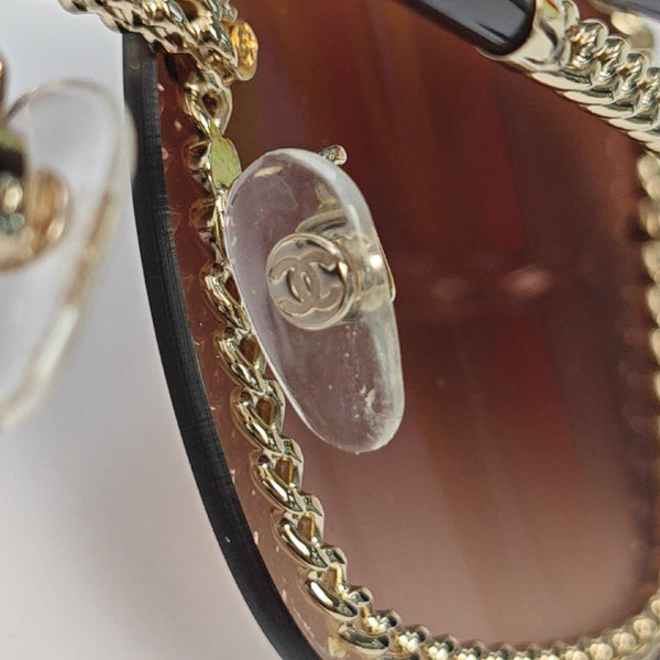 Metal Sunglasses Brown