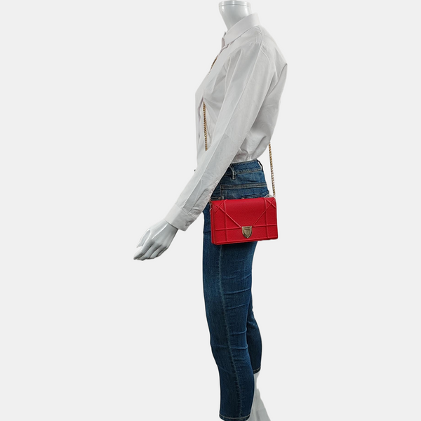 Diorama Calfskin Red