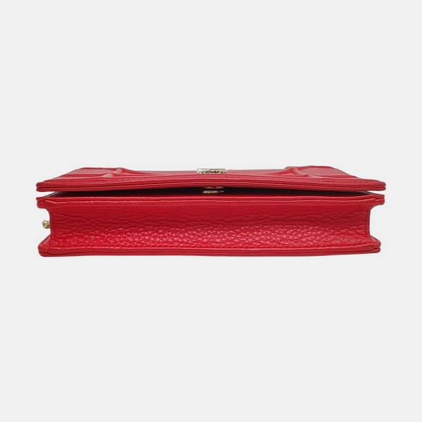 Diorama Calfskin Red
