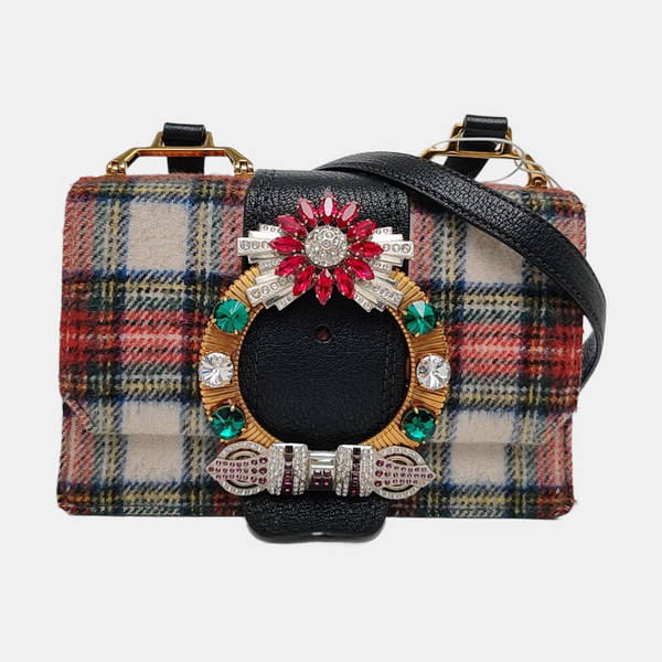 Authenticated pre-owned Miu Lady Sheepskin Multicolor - Shoulder Bag at Looply