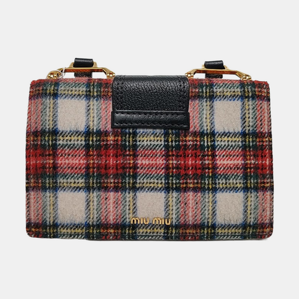 Authenticated pre-owned Miu Lady Sheepskin Multicolor - Shoulder Bag at Looply