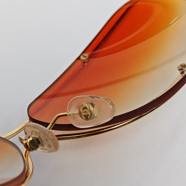 Metal Sunglasses Orange