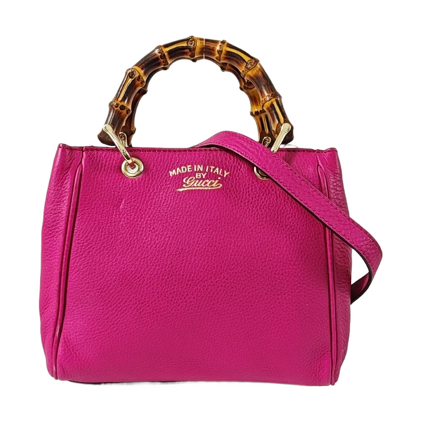 Authenticated pre-owned Bamboo 1947 Calfskin Pink - Shoulder Bag at Looply