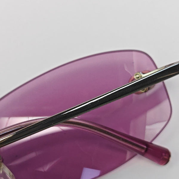Metal Sunglasses Purple