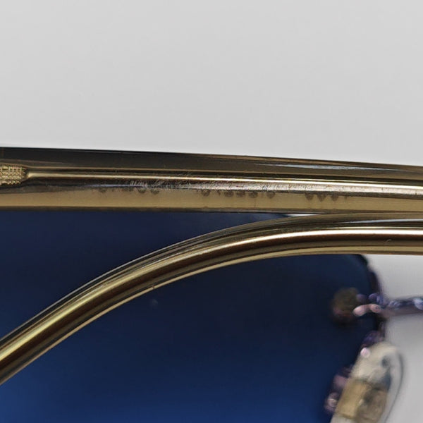 Metal Sunglasses Blue