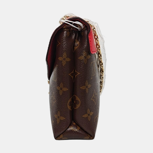 Authenticated pre-owned Pallas Monogram Coated Canvas Brown - Shoulder Bag at Looply
