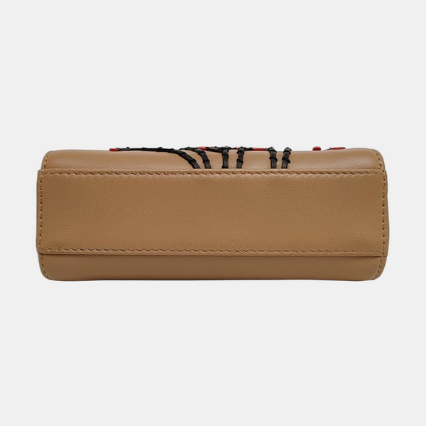 Authenticated pre-owned Peekaboo Lambskin Beige - Shoulder Bag at Looply