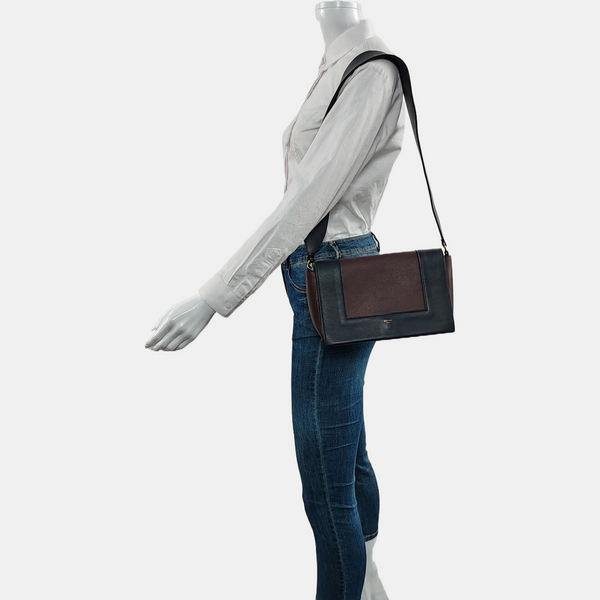 Authenticated pre-owned Frame Medium Calfskin Burgundy - Crossbody Bag at Looply