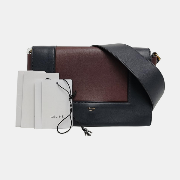 Authenticated pre-owned Frame Medium Calfskin Burgundy - Crossbody Bag at Looply