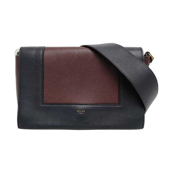 Authenticated pre-owned Frame Medium Calfskin Burgundy - Crossbody Bag at Looply