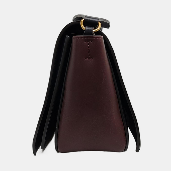 Authenticated pre-owned Frame Medium Calfskin Burgundy - Crossbody Bag at Looply