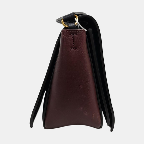 Authenticated pre-owned Frame Medium Calfskin Burgundy - Crossbody Bag at Looply
