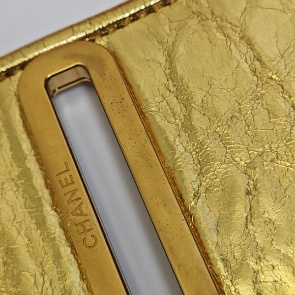 Leather Belt Gold