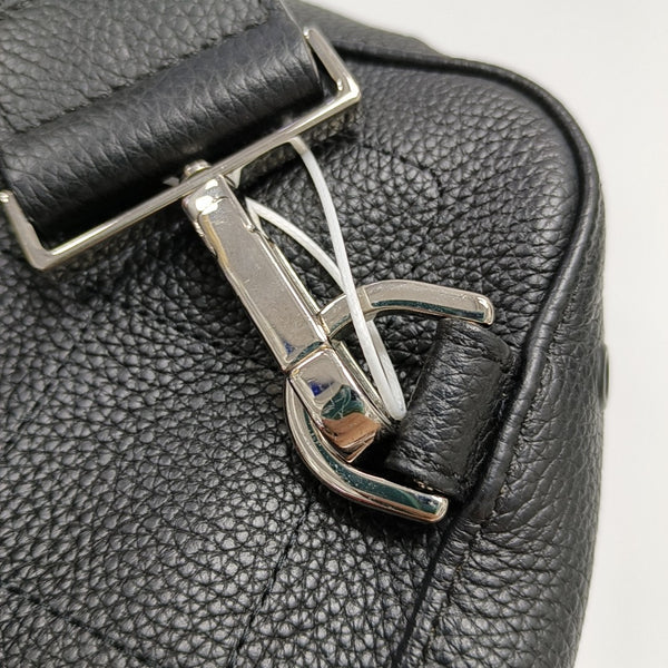 Authenticated pre-owned Saddle Calfskin Black - Belt Bag at Looply