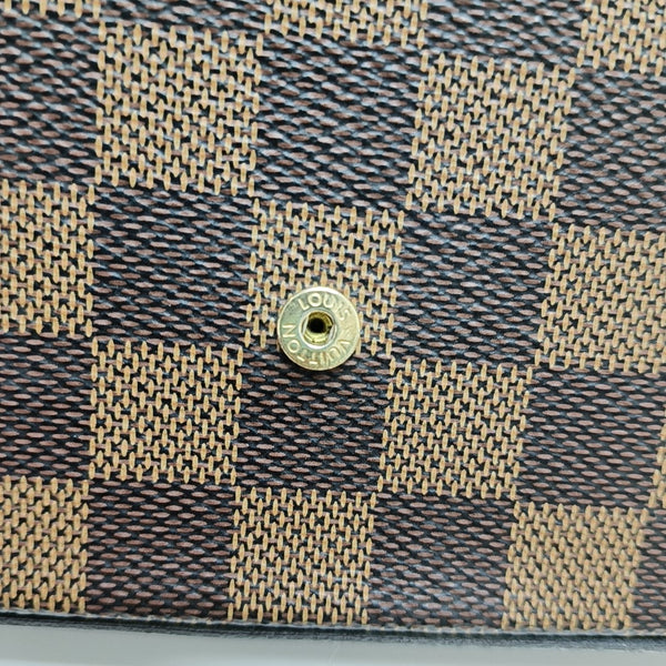 Authenticated pre-owned Félicie Damier Ebene Coated Canvas Brown - Shoulder Bag at Looply