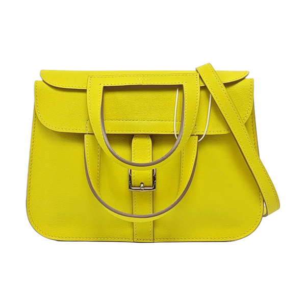 Authenticated pre-owned Halzan Mini Swift Yellow - Shoulder Bag at Looply